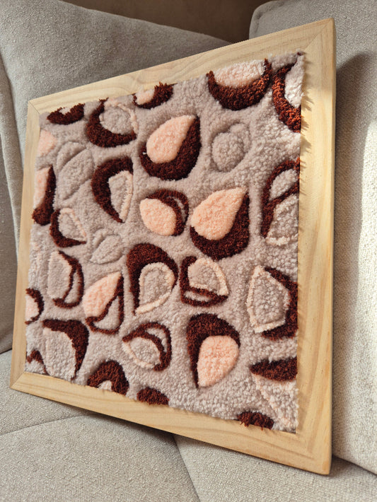 Petit cadre Sample en laine réalisé à la main par Maison Laëne