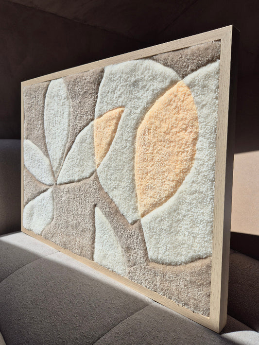 Tableau Percée en laine réalisé à la main par Maison Laëne