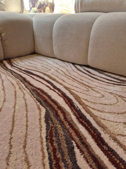 Tapis Origine en laine réalisé à la main par Maison Laëne