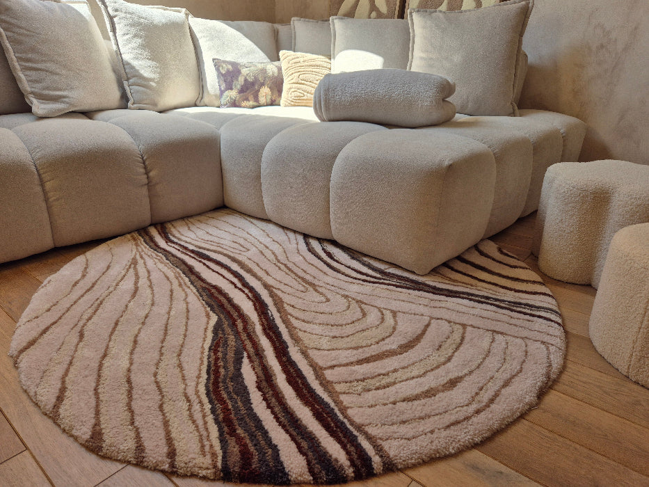 Tapis Origine en laine réalisé à la main par Maison Laëne