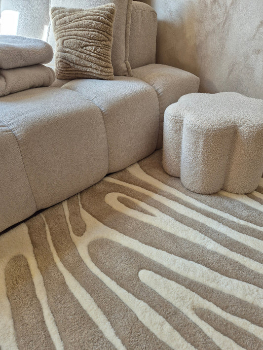 Tapis Sillage en laine réalisé à la main par Maison Laëne