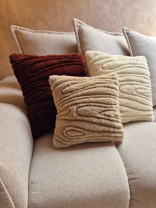 Coussin Sillage Beige