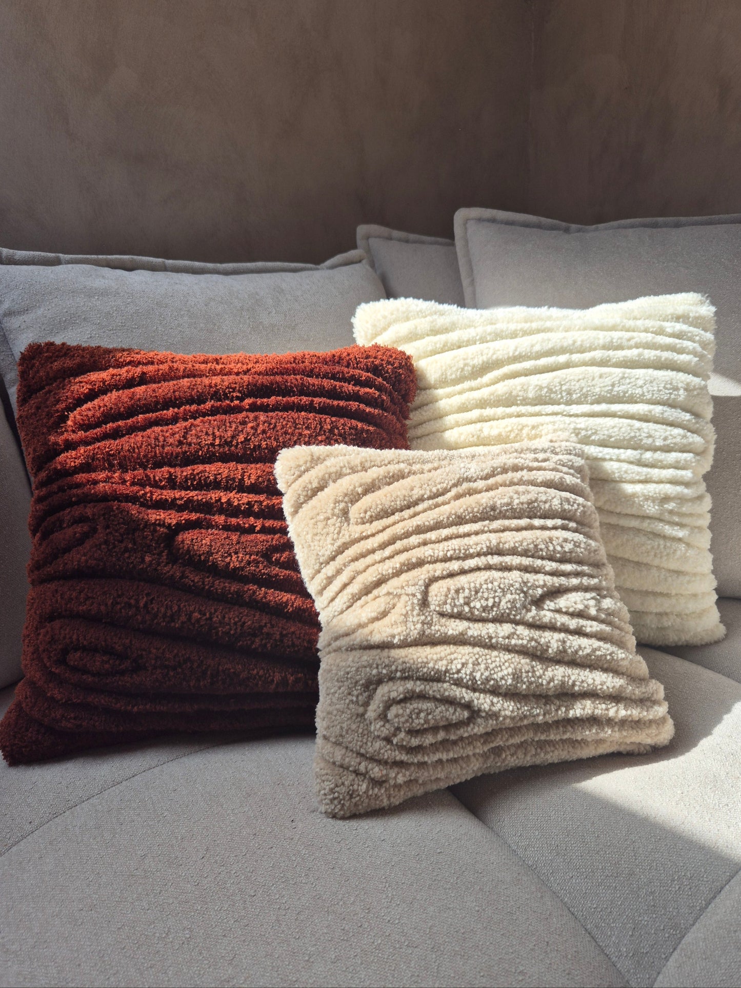Coussin Sillage Rouille