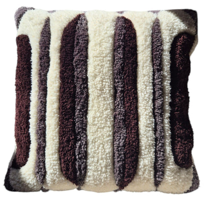 Coussin Inspiration Aubergine