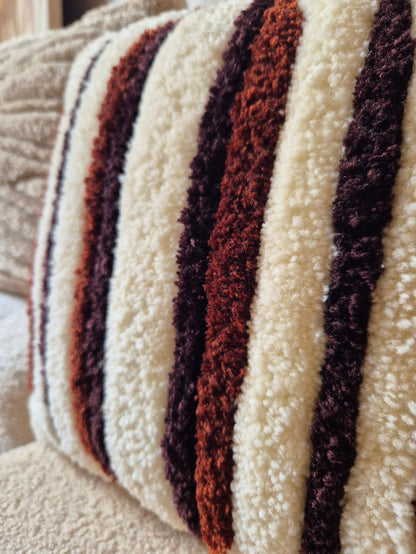 Coussin Inspiration en laine réalisé à la main par Maison Laëne