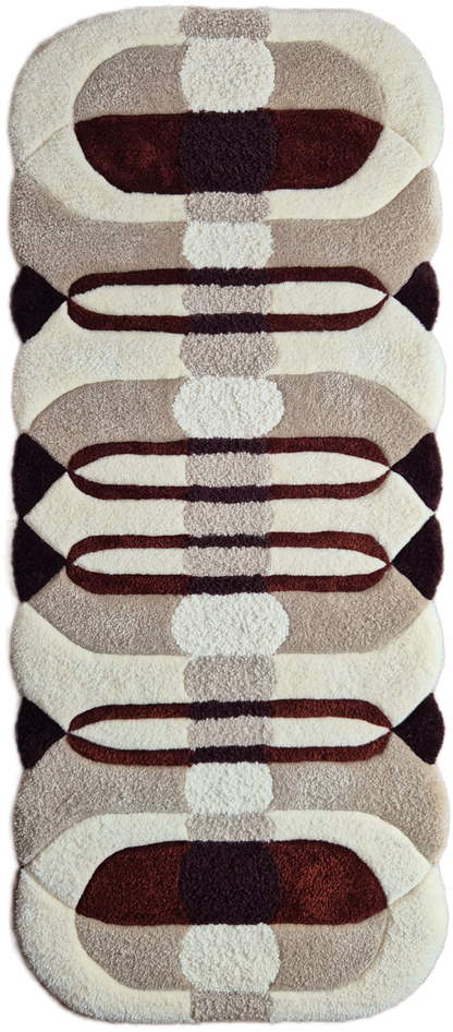 Tapis Hybride en laine réalisé à la main par Maison Laëne